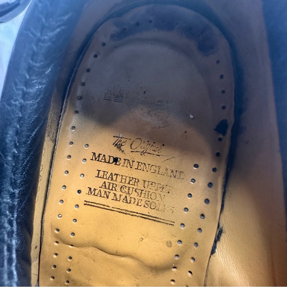 Dr Marten 8053 Classic Black Leather Men's Shoes Size 4 Lug Sole Leather 10 Eye - Picture 9 of 13